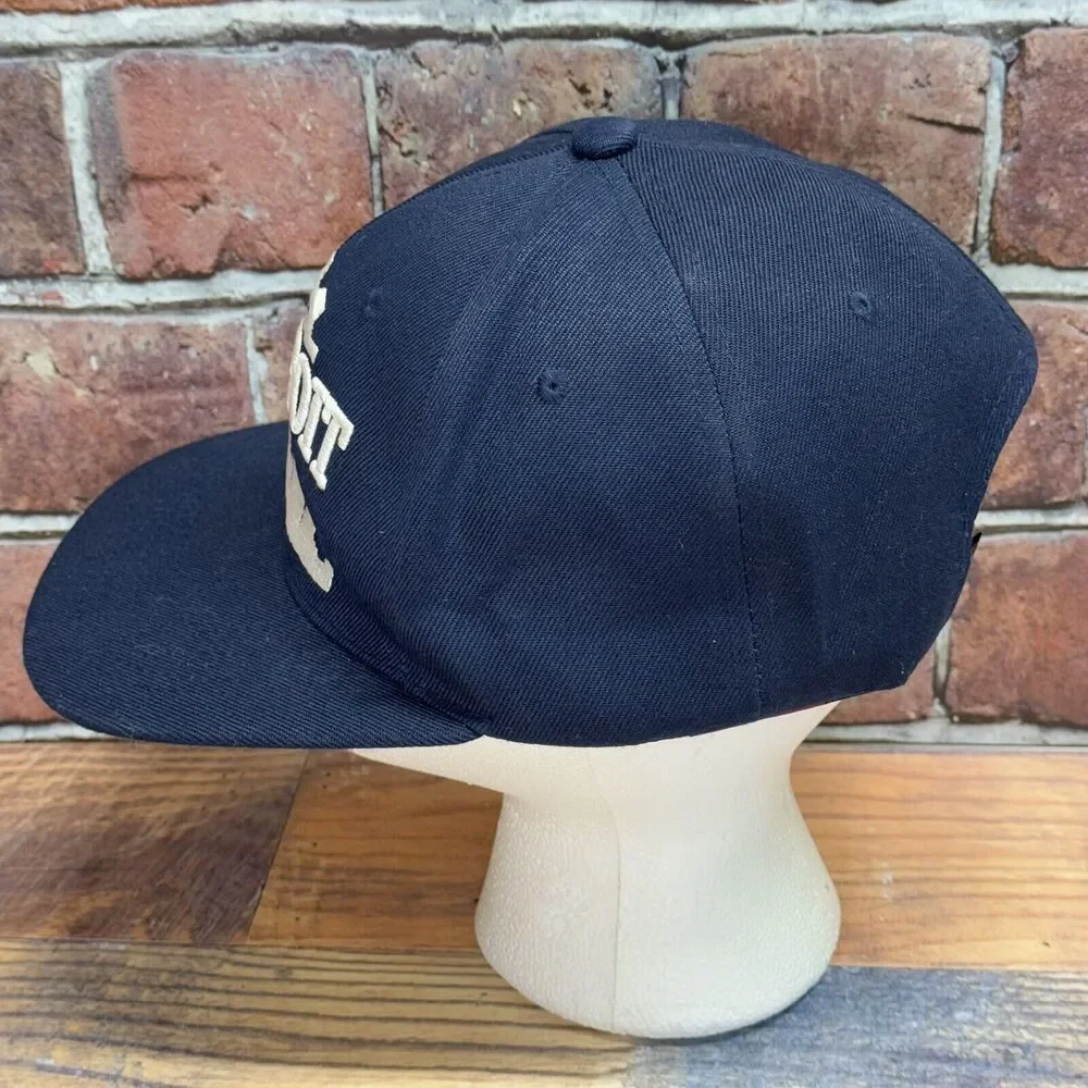 Pit‎ Bull Brand Navy- Detroit The Motor City Snapback hat cap Emdroidered